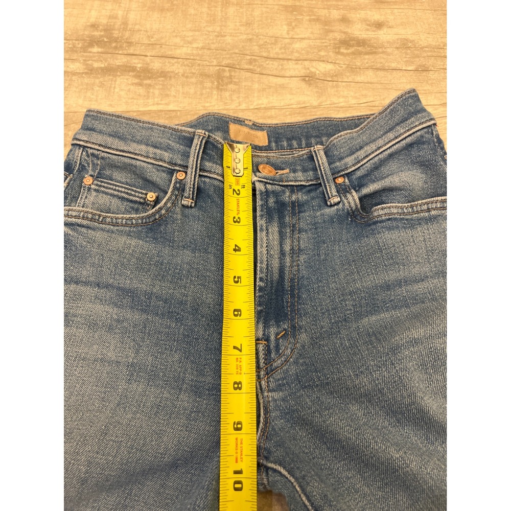 MOTHER Jeans The Outsider Sneak Light Wash Denim Women's Size 26 - Picture 7 of 12